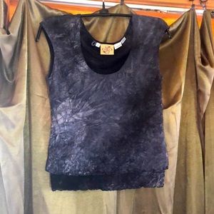Sole Black, Blue & Gray Tank Top